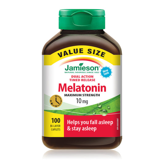 Melatonin 10mg Timed Release Caplets 100 Count