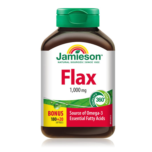 Flaxseed Oil 1,000mg Softgels, 200 Count