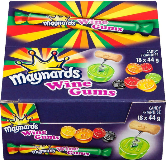 MAYNARDS WINE GUM ROLLS 18/44G