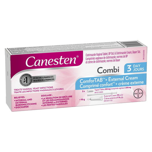 Canesten 3-Day Combi Vaginal Yeast Infection Treatment