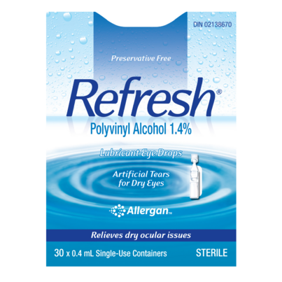 Refresh Preservative-Free Artificial Tears, 30 Single-Use Vials