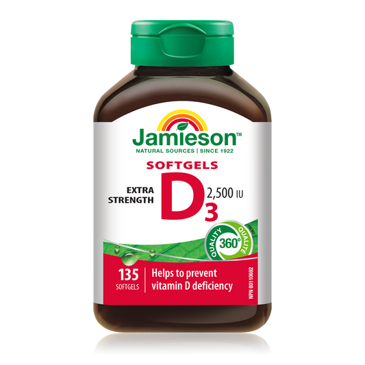Vitamin D3 2500 IU Softgels 135 Count