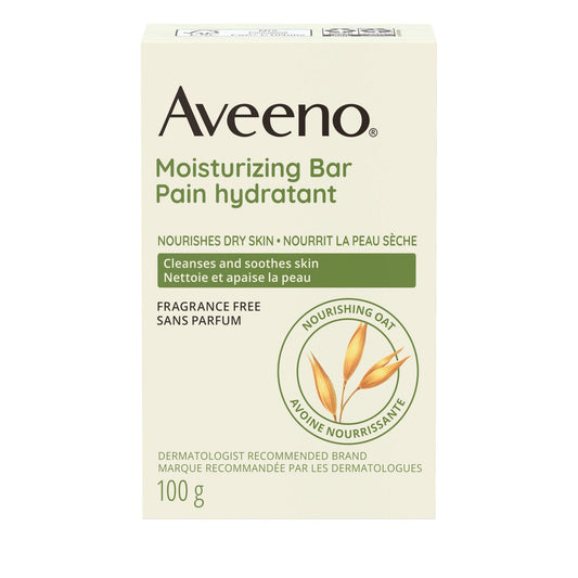 Aveeno Moisturizing Bar for Dry Skin 100g