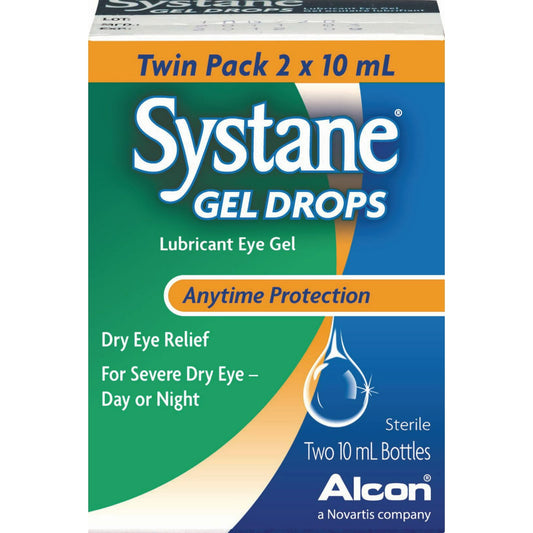 Systane Gel Eye Drops 10ml Twin Pack
