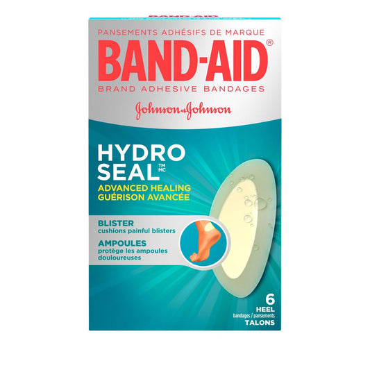 Hydro Seal Heel Blister Bandages, 6-Pack