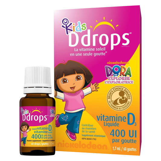 Kids Vitamin D Drops 400 IU, 60 Servings