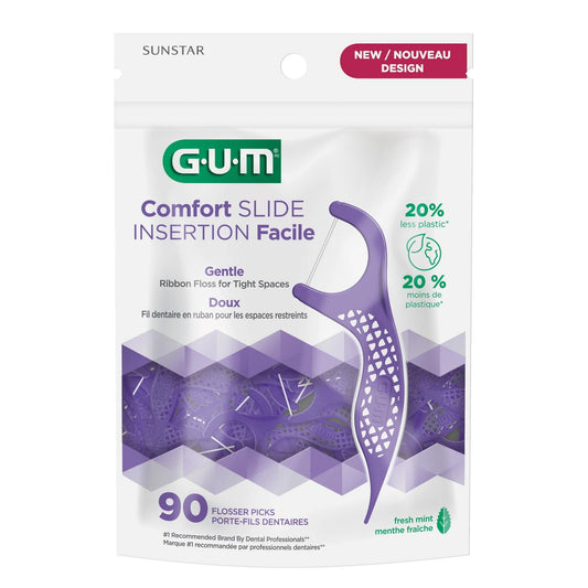 Comfort Slide Dental Flossers 90-Pack
