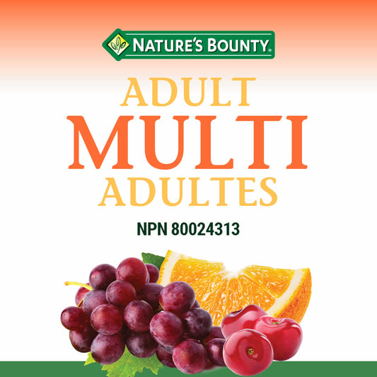 NATURE'S BOUNTY ADULT VS 150 GUMMIES 12'S