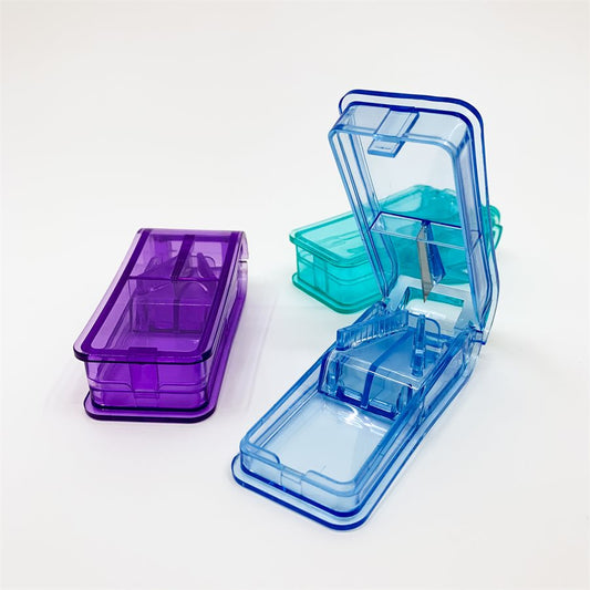 Compact Pill Splitter with Storage