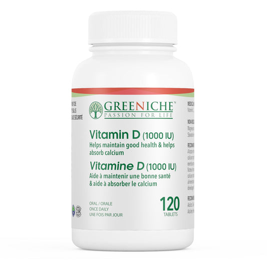 Vegetarian Vitamin D3 1000IU 120 Tablets