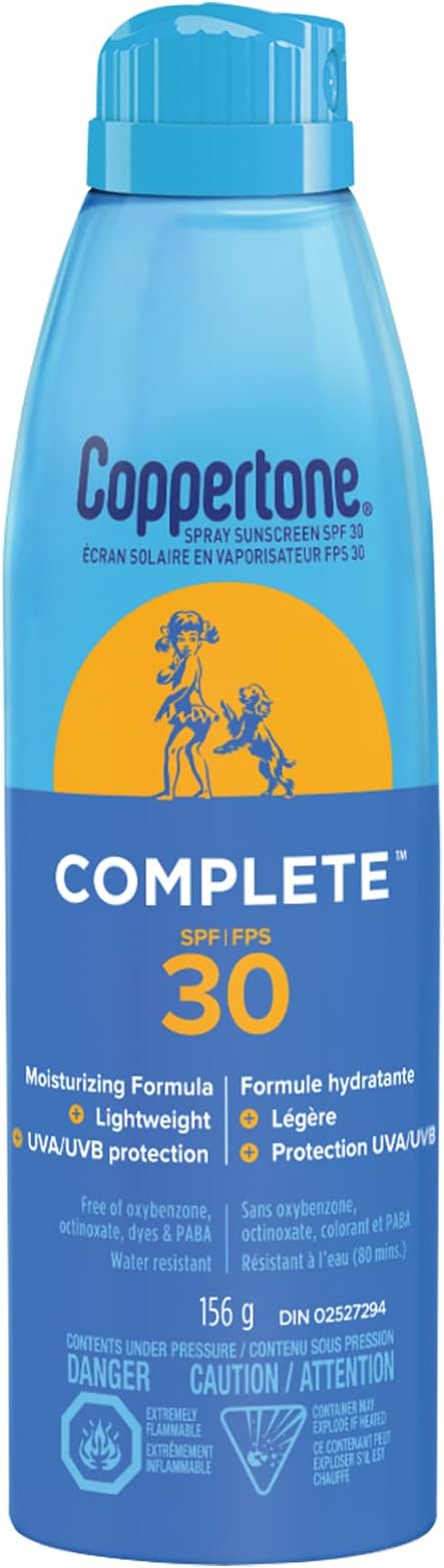 Coppertone Complete SPF 30 Sunscreen Spray 156g