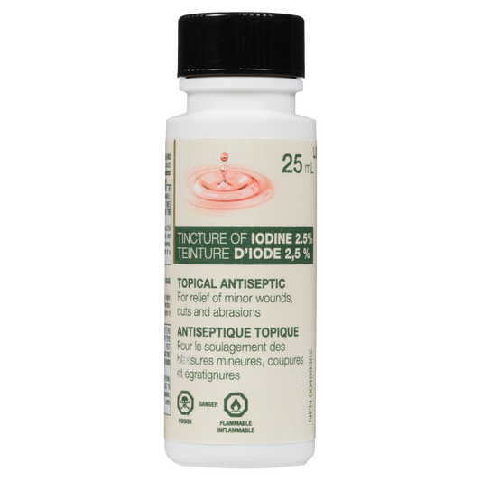 Iodine 5% Tincture Topical Antiseptic 25ml
