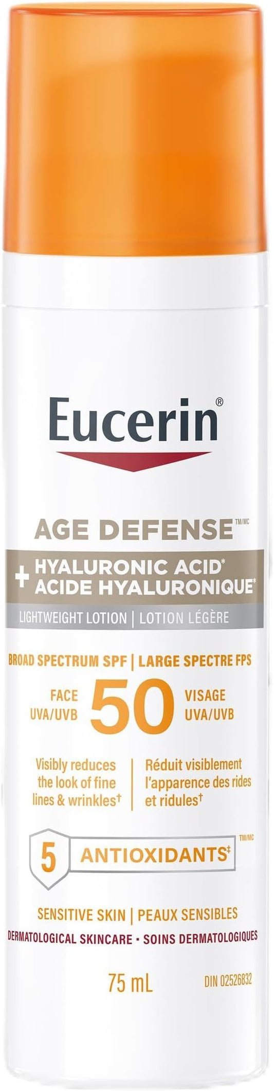 Eucerin Age Defense SPF 50 Face Sunscreen 75ml
