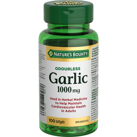 Odourless Garlic Softgels 100 Count