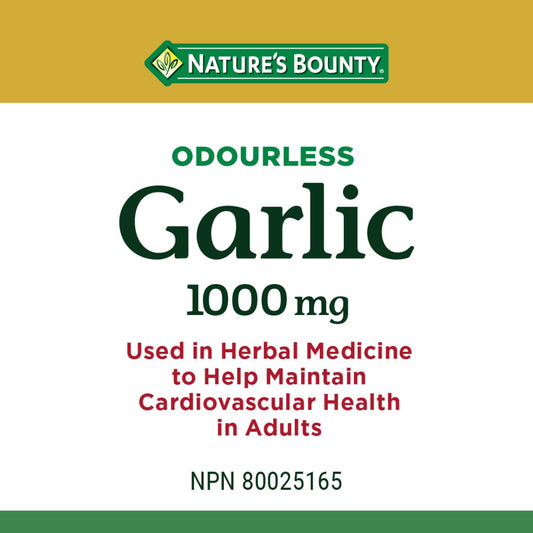 Odourless Garlic Softgels 100 Count