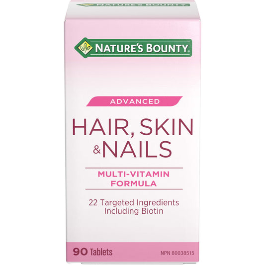 Hair, Skin & Nails Advanced Tablets 90 Count