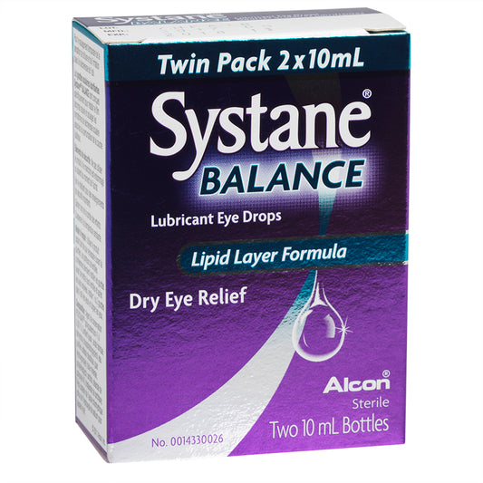 Systane Balance Lubricant Eye Drops Twin Pack 2x10ml