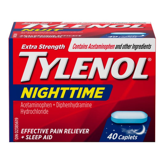 Tylenol Extra Strength Nighttime Caplets 40 Count