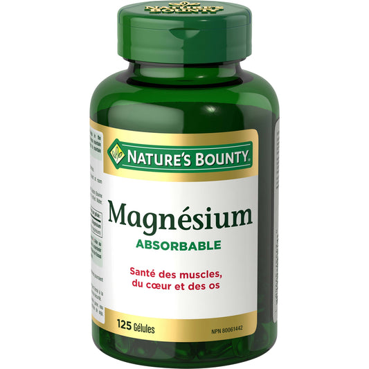 Magnesium 400mg Softgels - 125 Count