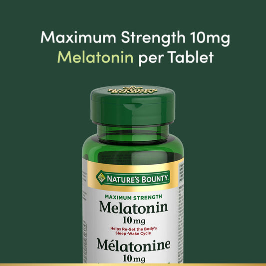 Melatonin 10mg Sleep Aid Tablets, 60 Count