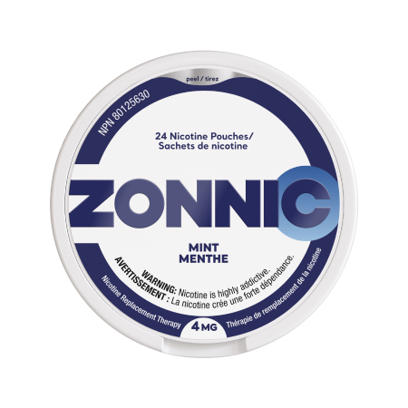ZONNIC 4MG MINT BLUE PEPPERMINT 24'S