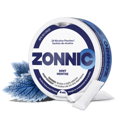 ZONNIC 4MG MINT BLUE PEPPERMINT 24'S