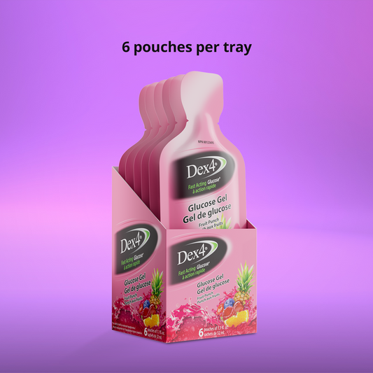 Tropical Glucose Gel Pouches 6-Pack (15g Each)