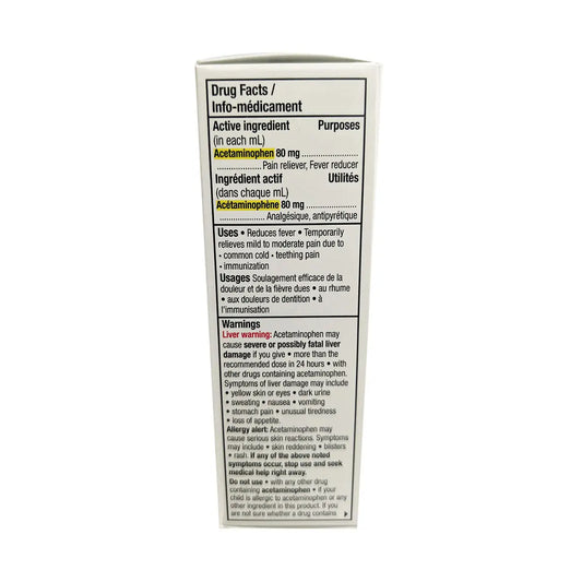 Children's Acetaminophen Drops 80mg/mL, 24mL