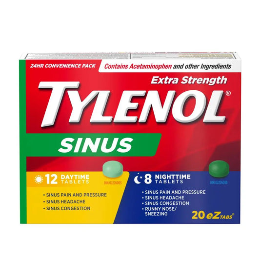 Tylenol Sinus Extra Strength Day & Night Relief Pack (20 Tablets)