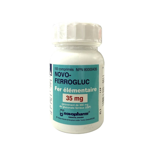 Ferrous Gluconate 300mg Tablets, 100 Count