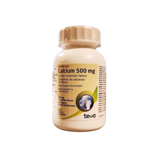 Oyster Shell Calcium 500mg Tablets, 100 Count