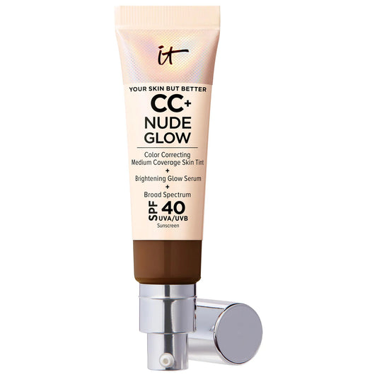 CC+ Nude Glow Lightweight Foundation + Glow Serum with SPF 40 and Niacinamide