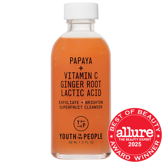 Mini Superfruit Gentle Exfoliating Cleanser with Vitamin C + Papaya