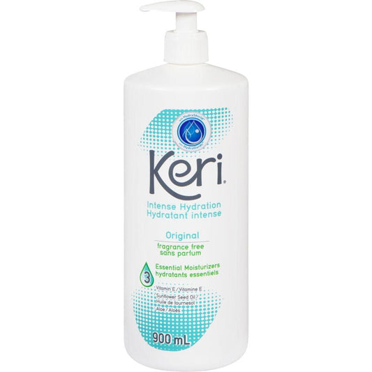 Keri Fragrance Free Moisturizing Body Lotion 900ml