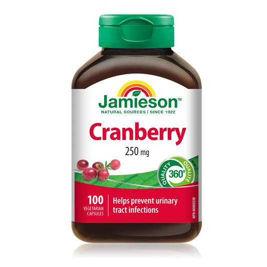 Cranberry 250mg Capsules - 100 Count