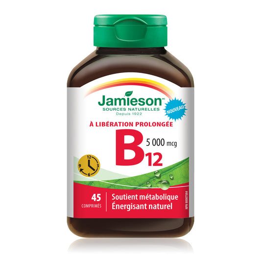 Time-Release Vitamin B12 5000mcg Tablets - 45 Count