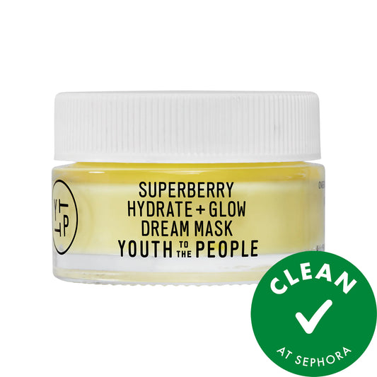 Superberry Hydrate + Glow Dream Night Cream + Mask with Vitamin C