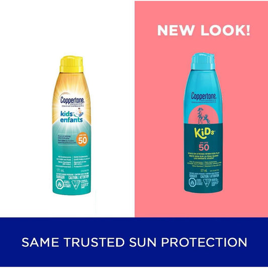 Kids Sunscreen Spray SPF 50, Broad Spectrum, 177ml