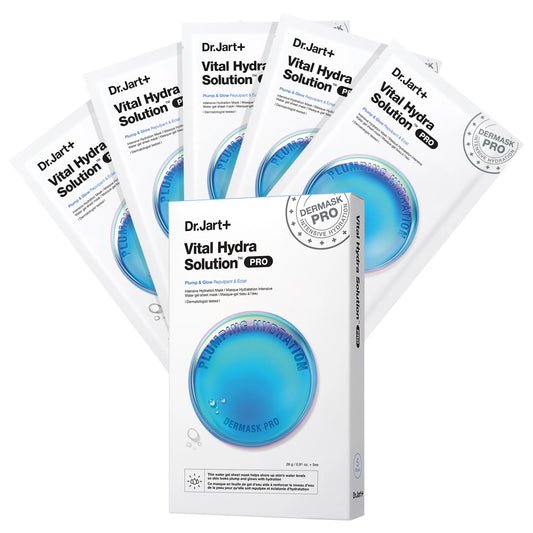 Vital Hydra Solution™ PRO Glow Face Mask with Hyaluronic Acid 5-Pack Value Set