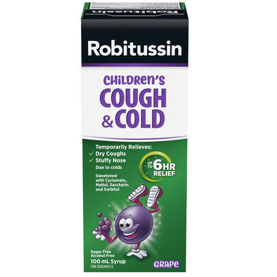 Children's Grape Cold & Cough Syrup 100mL