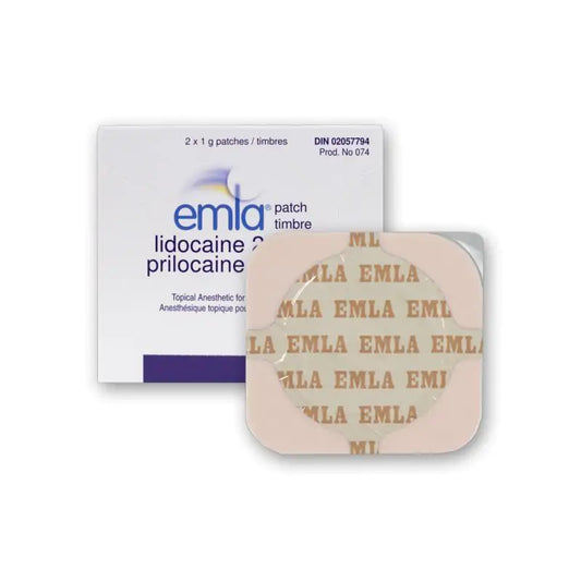 Emla Numbing Patches 1g, 2 Pack