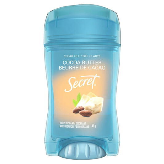 Clear Gel Antiperspirant Deodorant Cocoa Butter 48g