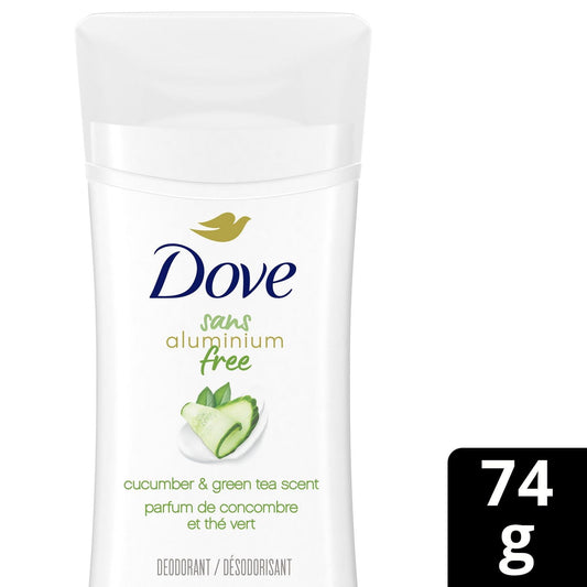 0% Aluminum Deodorant Stick Cucumber & Green Tea 74g