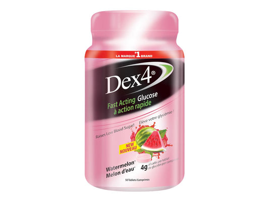 Watermelon Glucose Tablets Bottle (50 Count)