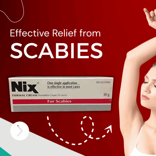 Scabies Relief Cream 5% Permethrin 30g