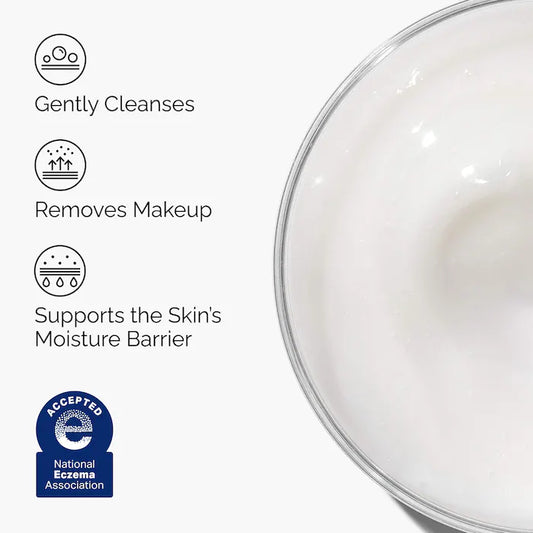 Glycolipid Cream Cleanser for Dry Skin and Makeup Removal