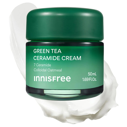 Green Tea Ceramide Cream for Redness & Barrier Repair
