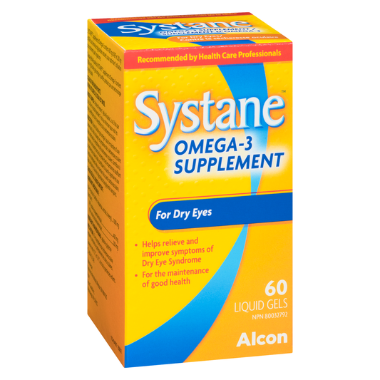 Omega-3 Eye Health Supplements 60 Softgels