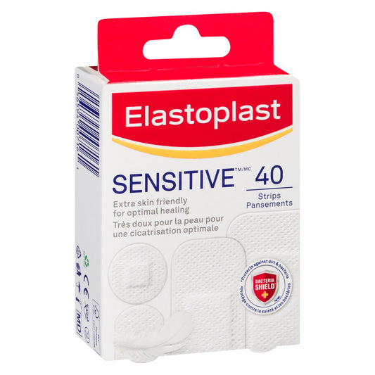 Sensitive Skin Assorted Bandage Strips 40-Pack