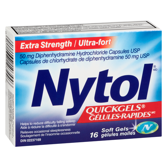 Nytol QuickGels Sleep Aid 50mg - 16 Capsules